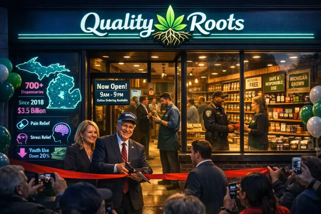 Quality Roots Launches Berkley Retail Site to Boost Regulated Cannabis Access