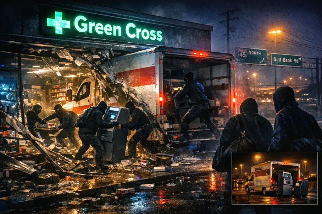 Burglars Ram U-Haul into North Houston Smoke Shop in Caught-on-Camera Raid