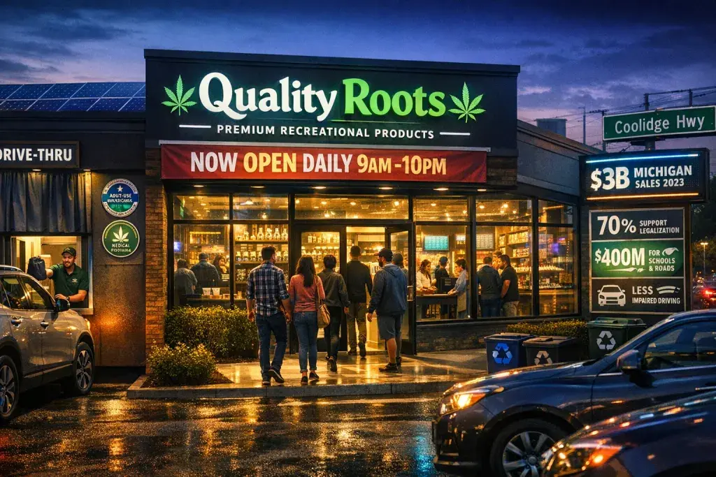 Quality Roots Expands Michigan Footprint with Berkley Retail Opening