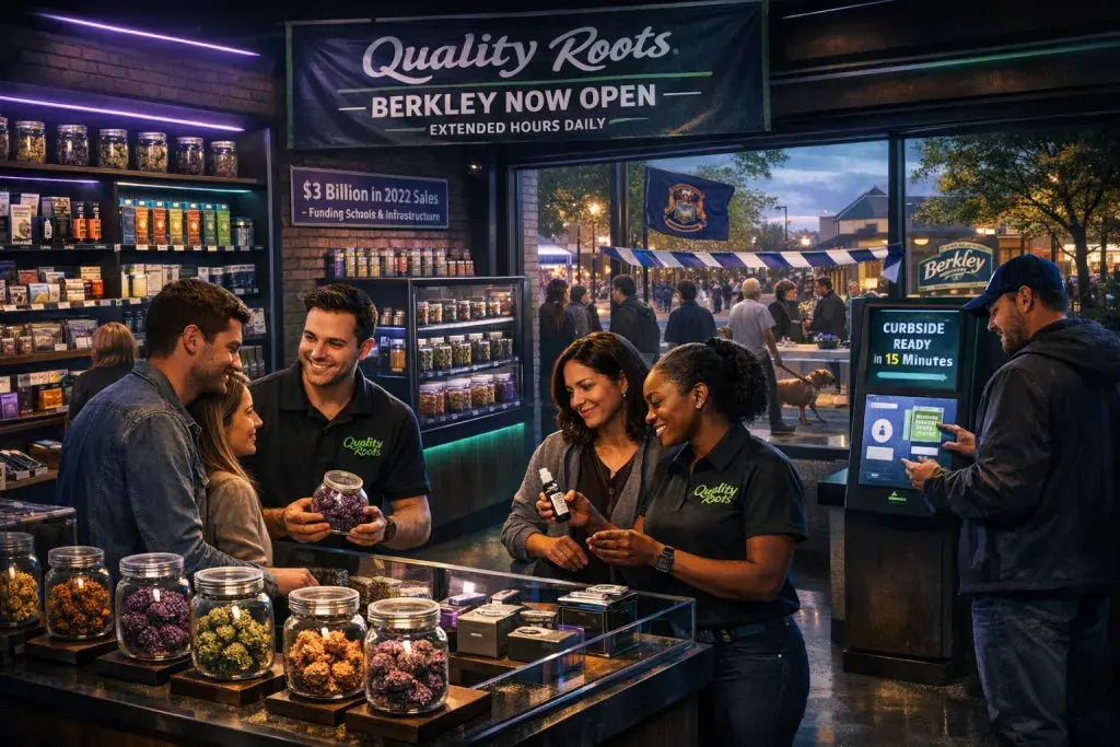 Quality Roots Launches Berkley Retail Site, Boosting Local Cannabis Access