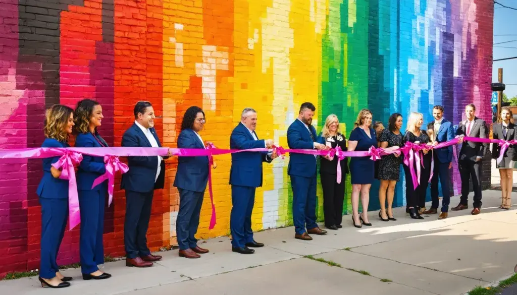 Ferndale Unveils Pride Mural Commissioned by Cannabis Firms to Support LGBTQ+ Youth