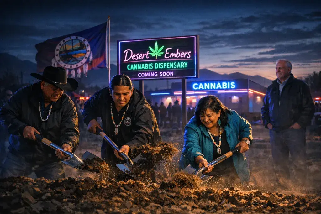 Fallon Paiute Shoshone Tribe Breaks Ground on Marijuana Dispensary West of Fallon