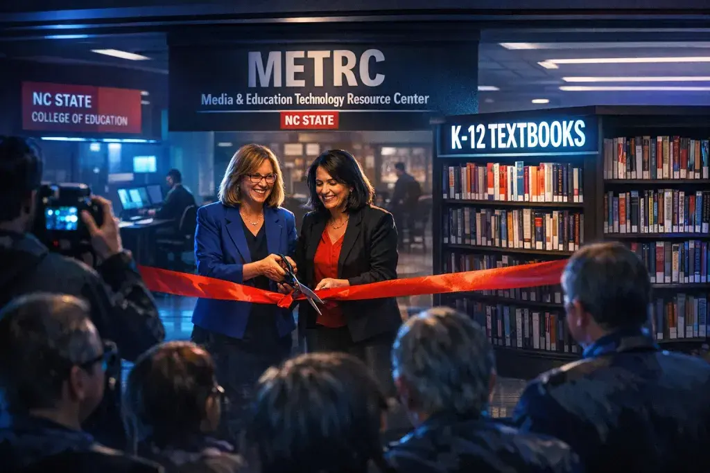 NC State Education College Unveils Temporary Library Home for K-12 Textbooks