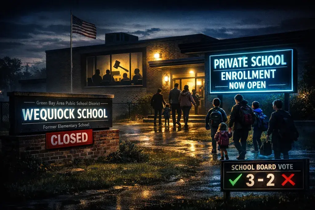 Green Bay School Board Approves Private School Use for Closed Wequiock Building