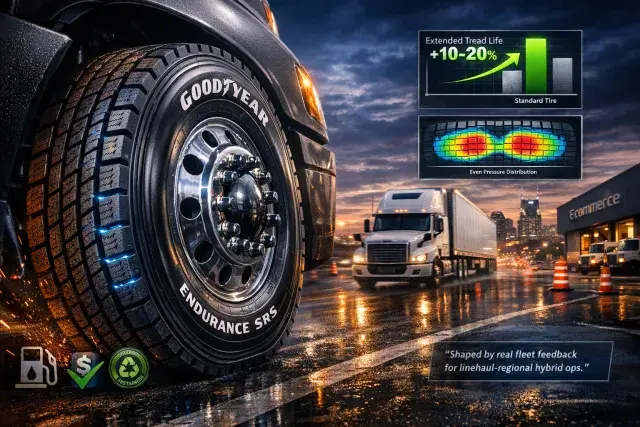 Goodyear Launches Endurance SRS Steer Tire for Super-Regional Trucking Fleets
