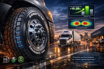 Goodyear Launches Endurance SRS Steer Tire for Super-Regional Trucking Fleets