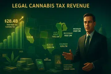 Legal Cannabis Tax Revenue Tops $28 Billion, But Overtaxing Threatens Market Gains